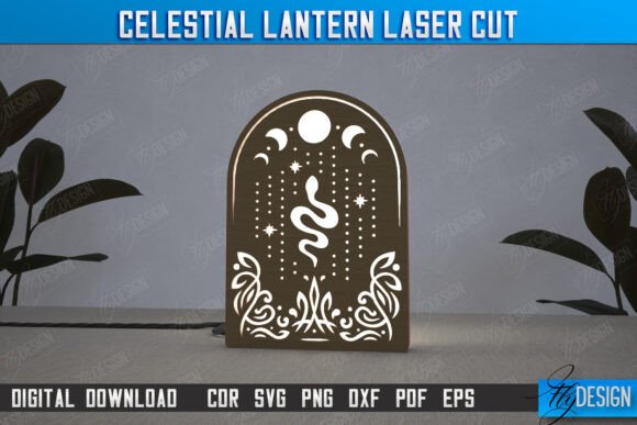 A Celestial Lantern Laser Cut Ornament for Dreamy Nights