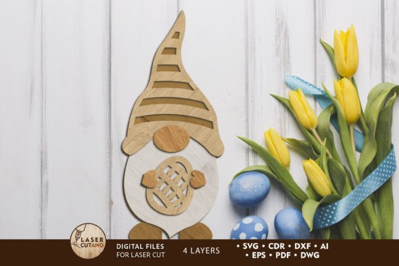 A Designer's Review of the Easter Gnome Laser Cut File for Publishers