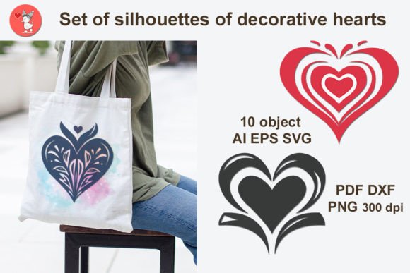 A Graphic Asset Review: Silhouette Hearts for Digital Products
