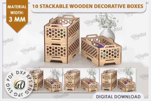 A Laser-Cut Graphic Design Bundle for Small Business Packaging