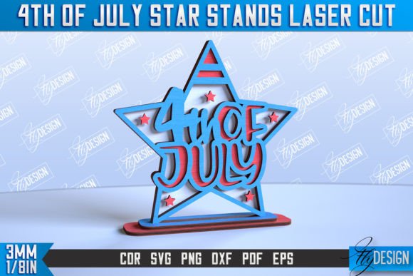 A Star Stand for Laser Cutting & Celebration Marketing