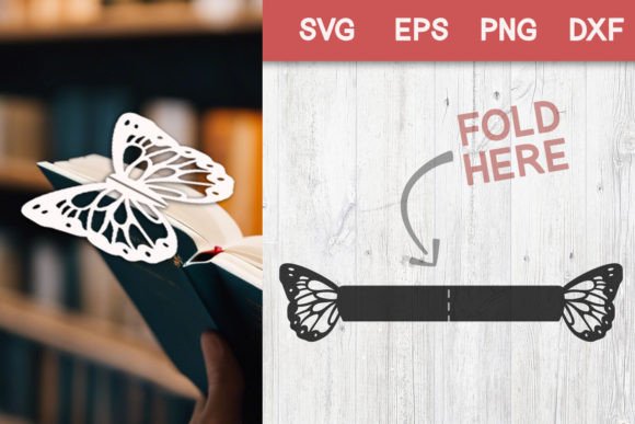 A Versatile Butterfly Bookmark SVG for Crafts & Graphics