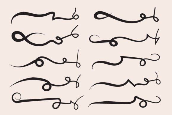 Evaluating Calligraphy Text Tails for Commercial Graphics