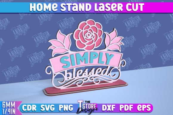 Home Stand Table Sign: A Laser Cutting Asset for Editorial Stands