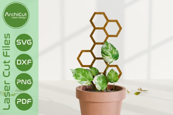 Honeycomb Trellis Laser Cutting for Wall Decor