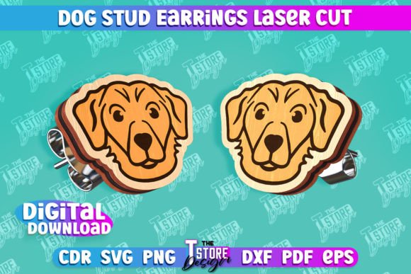 Laser Cut Dog Stud Earrings: A Publisher's Review for Polished Content