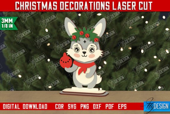 Laser Cutting a Winter Wonderland Hare for Branding