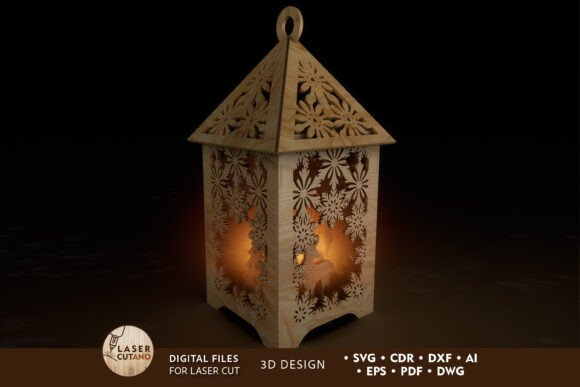 Practical Review: Christmas Lantern Laser Cut File for Winter Crafting