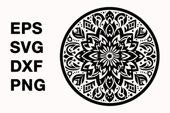 Round Floral Graphics for Digital Product Freebies