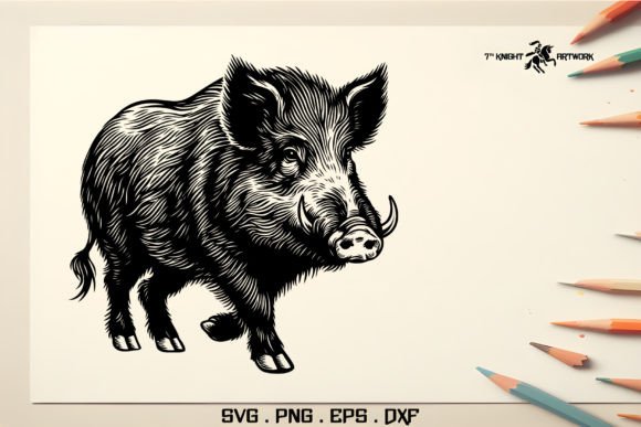 Wild Boar SVG for Bold Crafts and Graphics